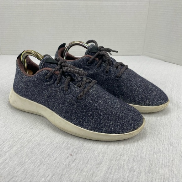 allbirds Other - Allbirds Wool Runner Sneaker Shoes Navy Gray Lace Up Womens Size 7